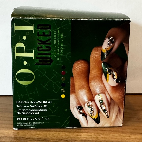 OPI GelColor Add on Kit #1 Wicked NEW Pack of 6